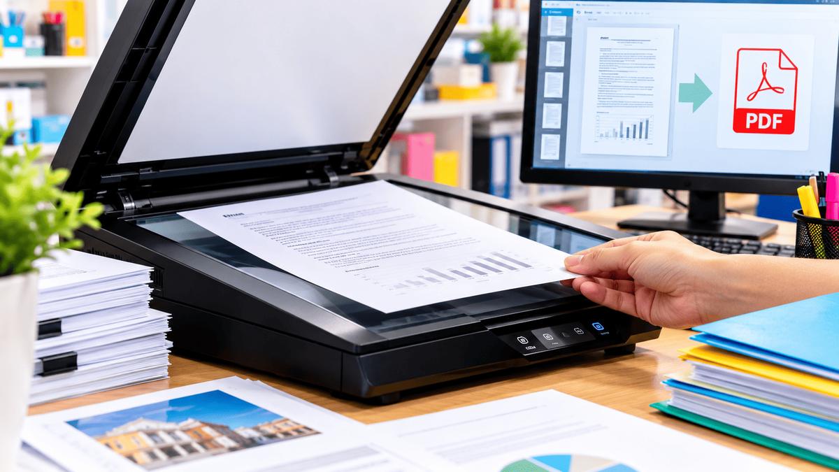 Escaneo y digitalización de documentos en Dos Hermanas